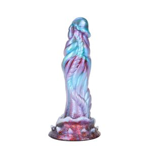 Extra Huge Monster alien Dildo Thick Fantasy Chain Skull Dildo
