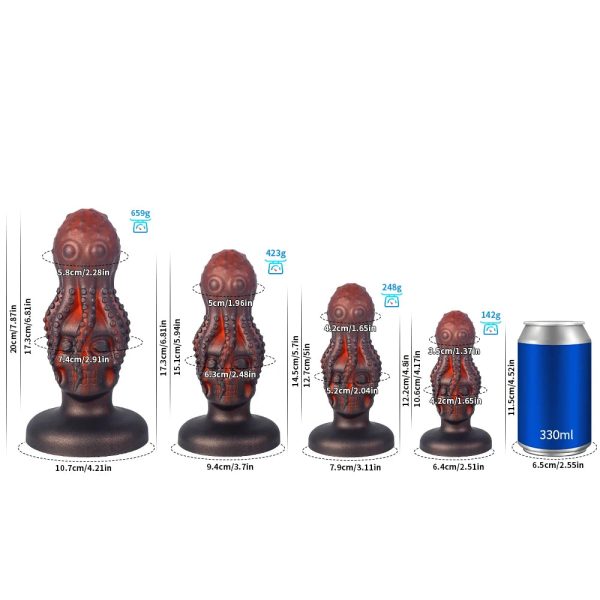 Large Soft Silicone Adult Butt Plug Set - Image 3