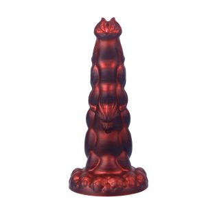 Women's Liquid Silicone Anal Dildo Thrust Sex Toy