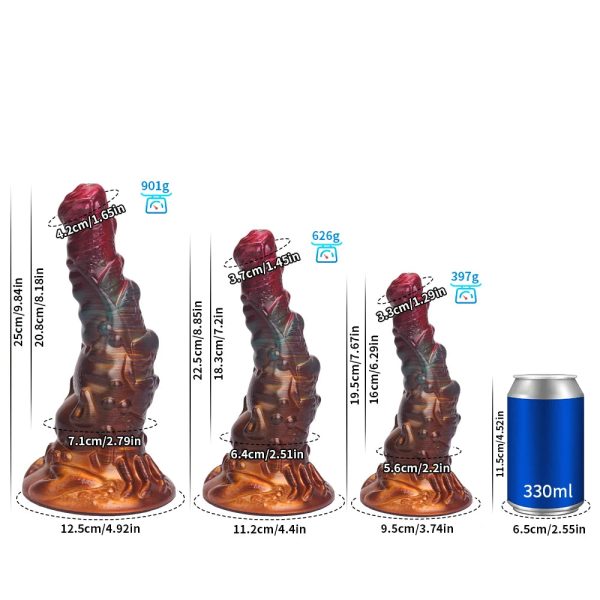 Liquid Silicone Dildo Mixed Shape Masturbator for Women - Image 7