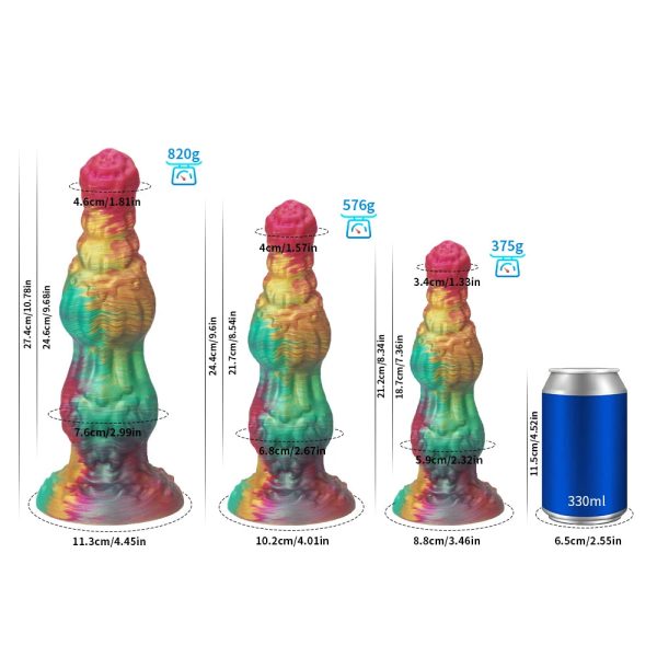 Liquid Silicone Unique Shape G-Spot Stimulator Dildo - Image 7