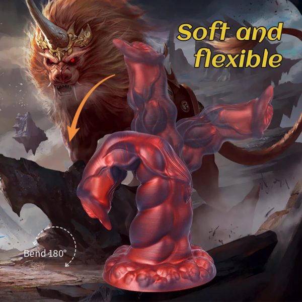 Women's Liquid Silicone Anal Dildo Thrust Sex Toy - Image 9