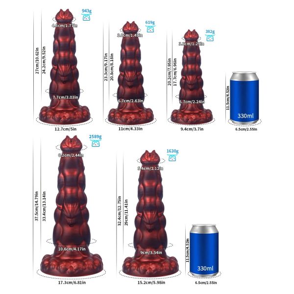 Women's Liquid Silicone Anal Dildo Thrust Sex Toy - Image 10