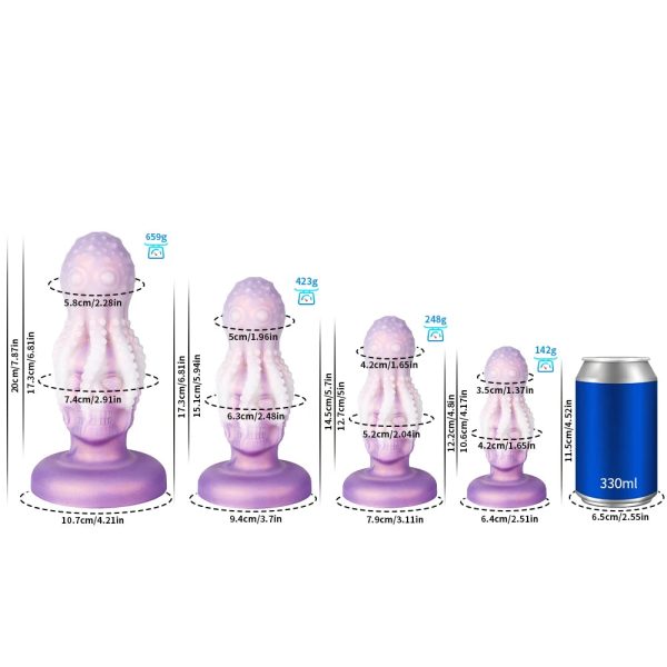 Large Soft Silicone Adult Butt Plug Set - Image 7