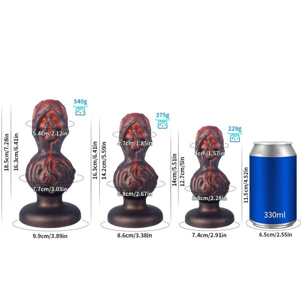Large Soft Silicone Adult Butt Plug Set - Image 7