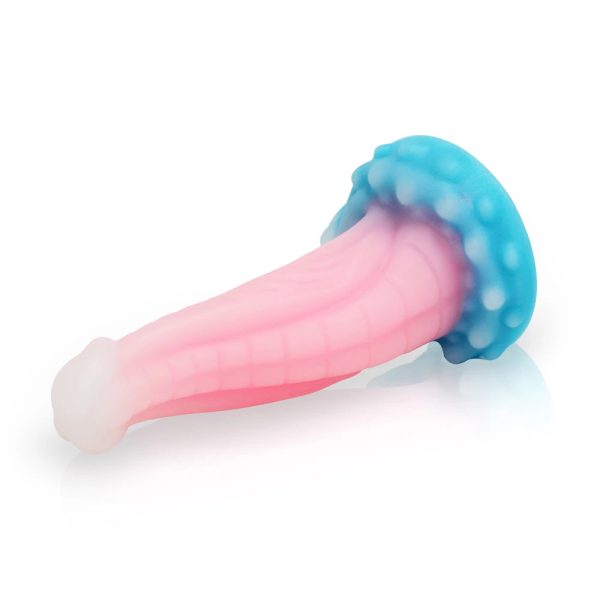 Sex Toy Simulated Dildo Light-up alien Dildo with Suction Cup - Image 4