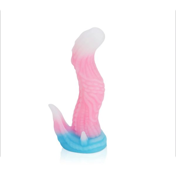 Glow Monster Alien Silicone Dildo Vibrator Soft Liquid Sex Toy - Image 4