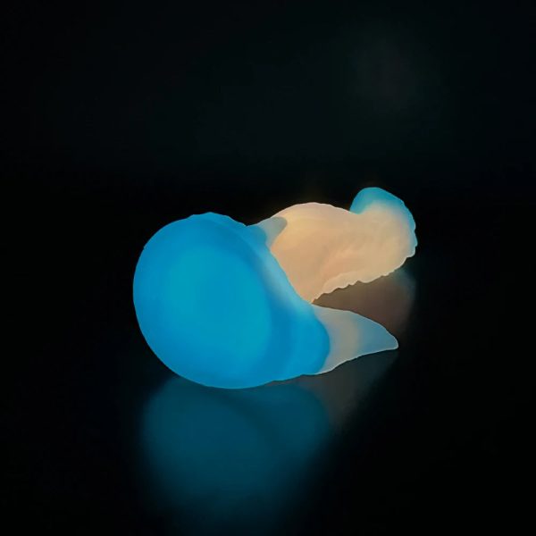 Glow Monster Alien Silicone Dildo Vibrator Soft Liquid Sex Toy - Image 6