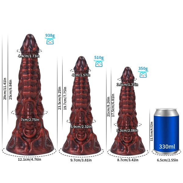 New Design Adult Sex Toy Dildo Liquid Silicone Penis Toy - Image 7