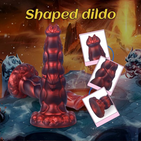 Women's Liquid Silicone Anal Dildo Thrust Sex Toy - Image 7