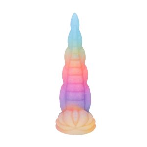 Large Anal Plug New Design Rainbow Silicone Sex Toy