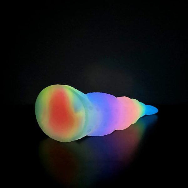 Large Anal Plug New Design Rainbow Silicone Sex Toy - Image 6
