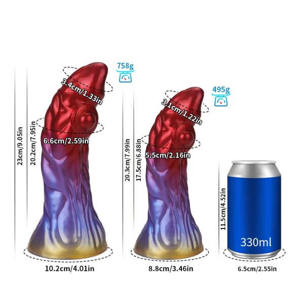 Super Soft Large Liquid Silicone Dildo Female Masturbator - Image 7