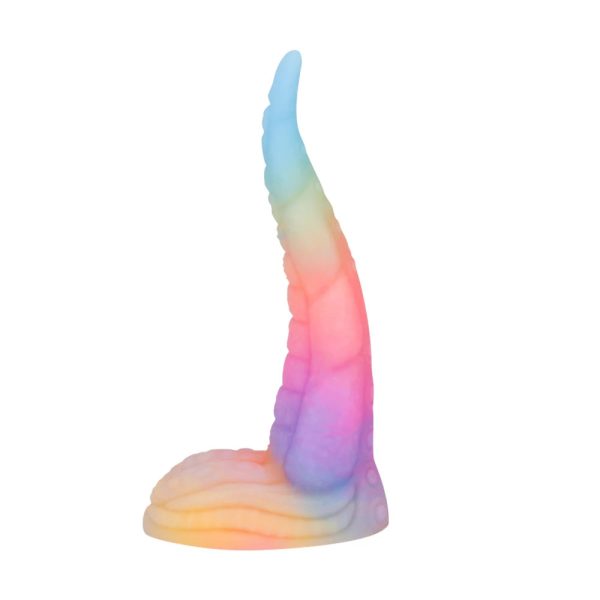 Large Anal Plug New Design Rainbow Silicone Sex Toy - Image 4