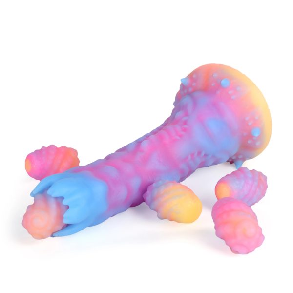 Glow in the Dark Egg Laying Anal Dildo Novelty Adult Sex Toys - Image 4