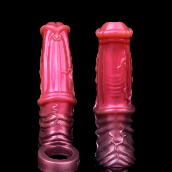 Penis Sleeve Extender Penis Extension Enlarger Girth Enhancer Sleeve Cock