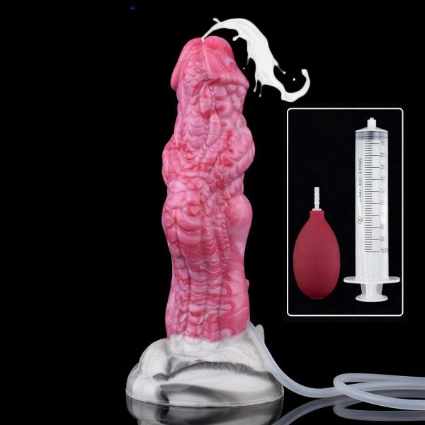 New Dog Knot Squirting Dildo With Ejaculation Women Sex Toys