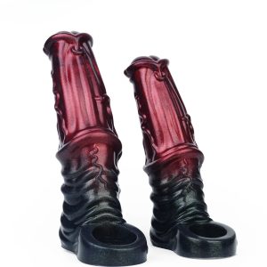 Black Penis Sleeve Extender Penis Extension Enlarger Girth Enhancer Sleeve Cock Sheath Penis