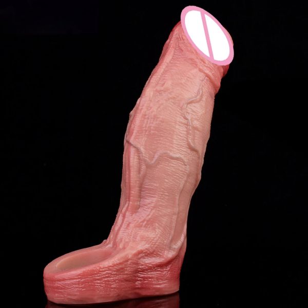 Realistic Penis Sheath Delay Ejaculation Stronger Erection G-Spot Stimulator