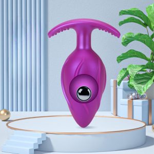 Premium Metal Anal Plug with Rolling Beads - Dual Stimulation Butt Plug for Couples
