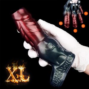 Big Knot Penis Sheath Silicone Masturbation Dog Dildo