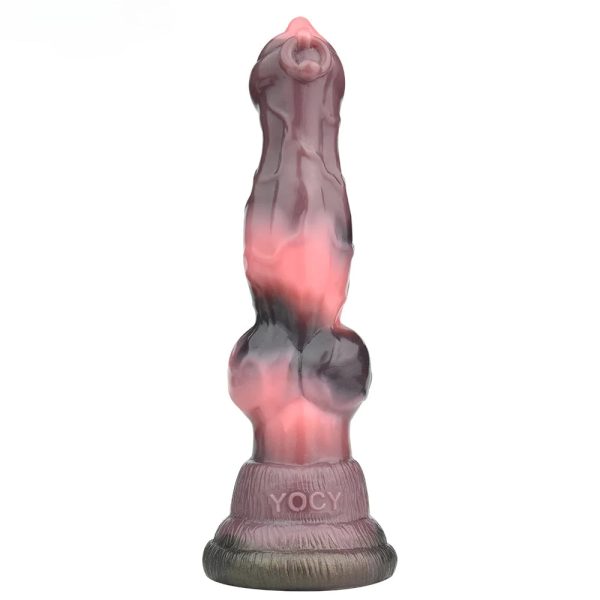 Fantasy Dildo with Strong Suction Cup Hands-Free Anal Play Flexible