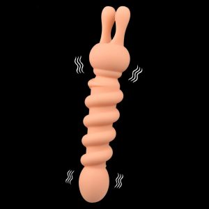 Thrusting Rabbit Vibrator G Spot Clitoral Vibrator Waterproof Realistic