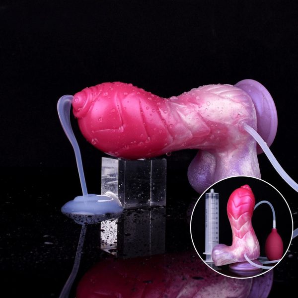 Silicone Water Spray Female Sex Toys Ejaculation Anal Plug