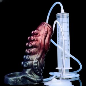 Dark Warrior Octopus Tentacle Hollow Water Spray Penis Sleeve Male Masturbator