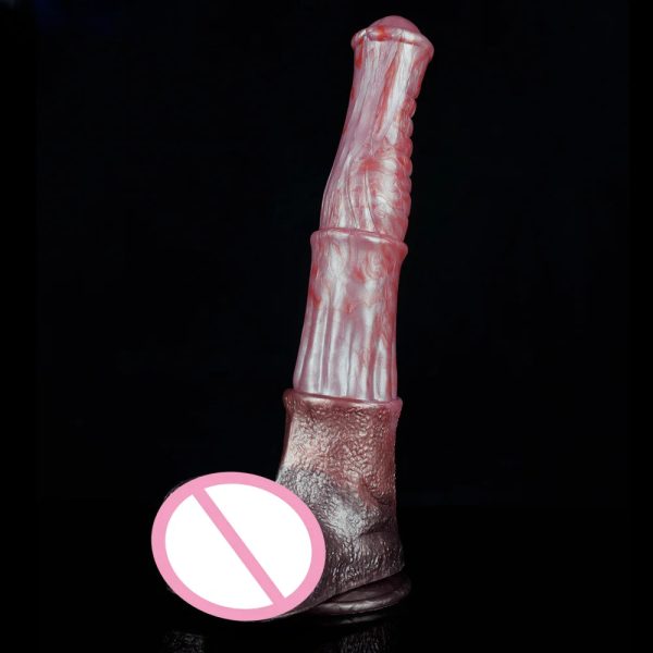 Soft Silicone Anal Dildo with Strong Suction Cup for Hands-Free