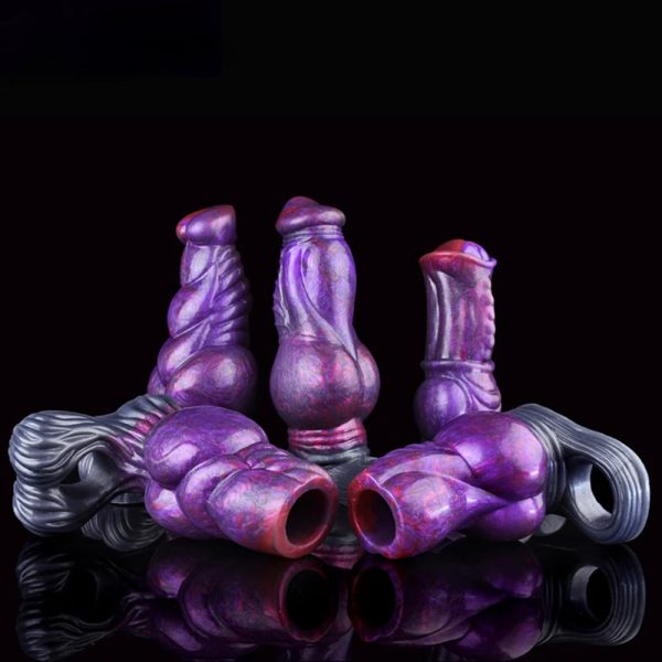 Penis Sleeve Monster Dildo Cover Condoms Penis Extension