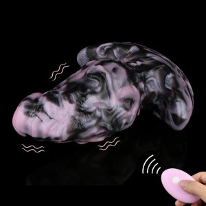 Soft Liquid Silicone Butt Plug Wearable Vibrating Butt Plug Mouth Plug