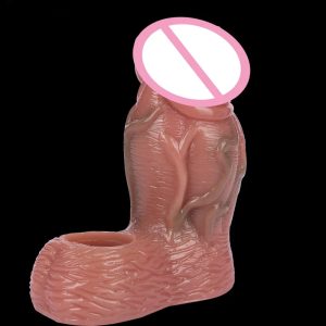 Penis Sleeve Cock Sleeve and Silicone Pants Realistic Penis