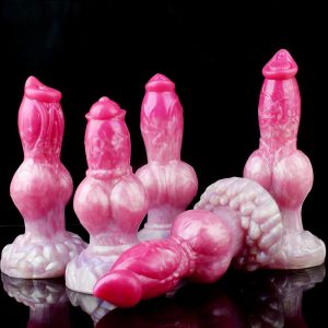Giant Animal Dildo Big Knot Dog Dildos Fantasy Sex Toys Butt Plug for Men Women
