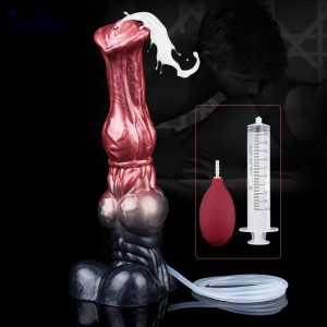 Silicone Horse Dildo With Squirting Function Fantasy Realistic Masturbators