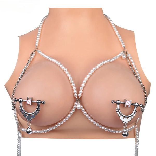 Stainless Steel Body Chain Clamps Clips Stainless Steel Adjustable Nipple