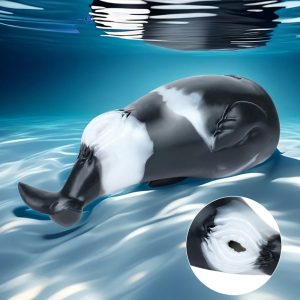 Penis Exerciser Fantasy Whale Male Masturbator Simulated Vagina Texture