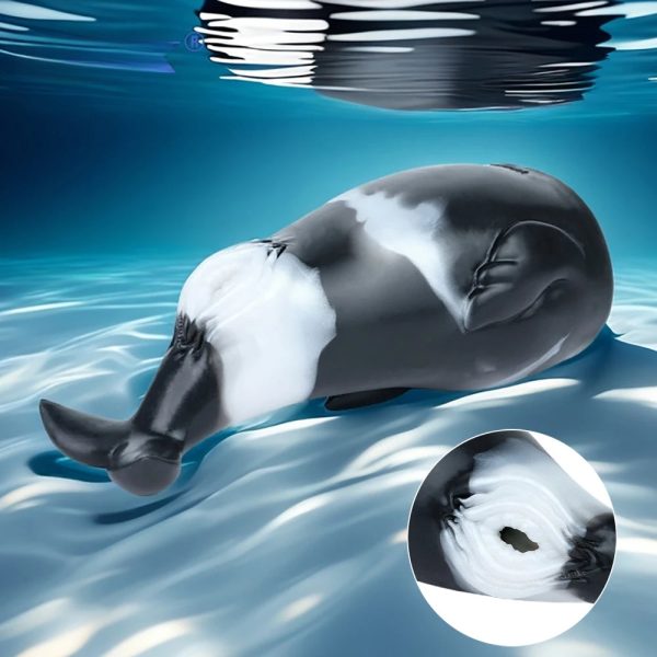 Penis Exerciser Fantasy Whale Male Masturbator Simulated Vagina Texture