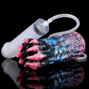 Men's Water Spraying Masturbator Fantasy Alien Male Penis Exerciser 3Dr