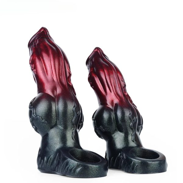 Black Reusable Penis Sleeve Cock Ring Extender Soft Penis Enlarger