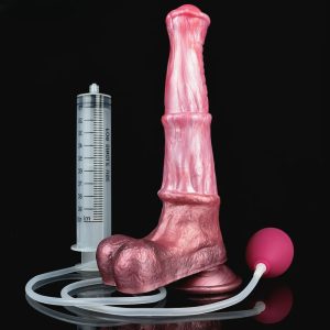 Two Sizes Water Spray Big Thick Dildo Sex Toy for Women
