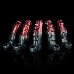 Extra Large Open-ended Realistic Penis Sleeve Animals Cock Sleeve Dildo