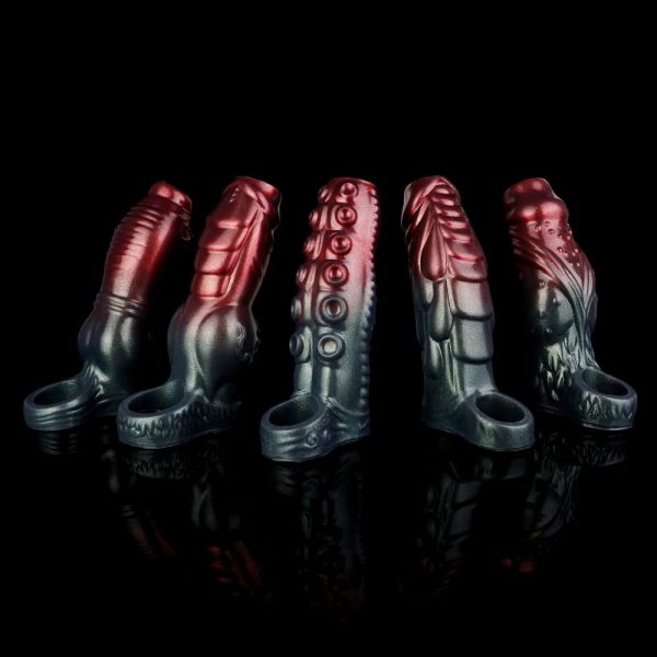 Extra Large Open-ended Realistic Penis Sleeve Animals Cock Sleeve Dildo