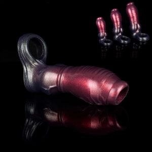 Soft Silicone Penis Enlargement Holster Wearable Male Masturbator