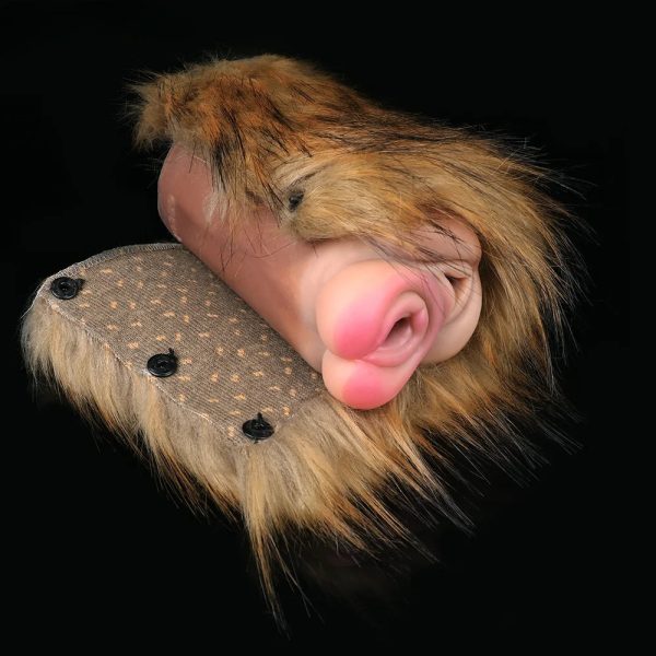 Animal Fur Lifelike Soft and Fleshy Texture Silicone Pocket Pussy - Image 2