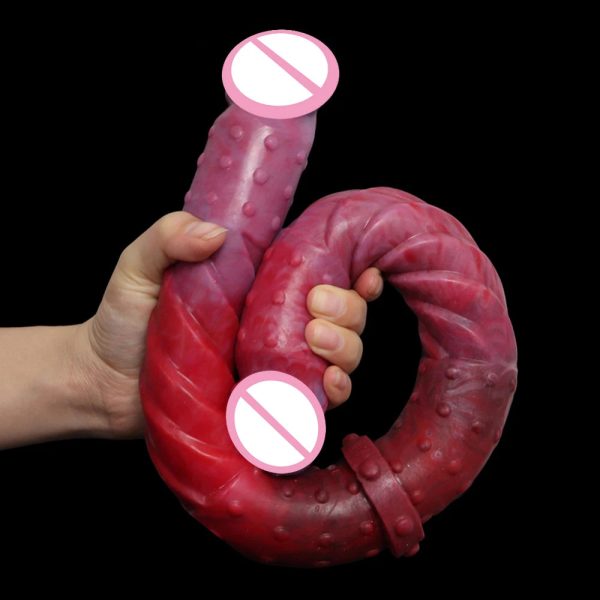 20.86inch Super Long Double Dildo Magice Dragon Realistic Glans Penis Lesbian