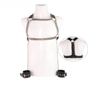 Men's Premium Corset Belt Adjustable Waist Cincher for Body Shaping Gothic Restraint Belt