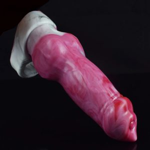 Silicone Big Knot Hollow Penis Extender Flexible Cock Enlargement