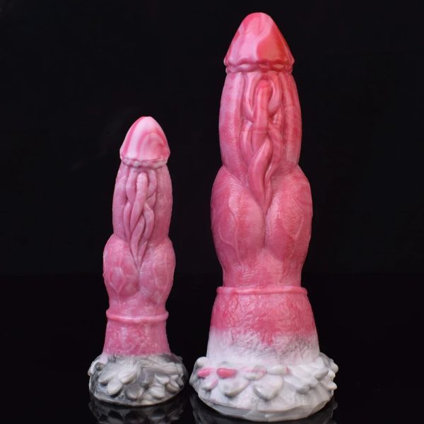 Fantasy Dildo with Knot Silicone Animal Sex Toys Wolf Dog Realistic Penis