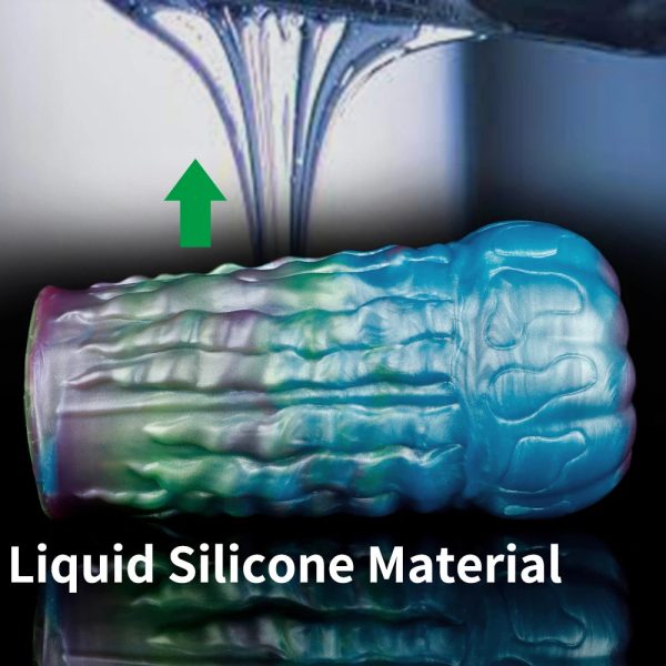 Blue Simulation Pussy Masturbator Male Artificial Masturbation Cup Penis - Image 3